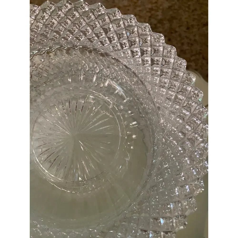Vintage Anchor Hocking Miss America Diamond pattern Cereal bowl